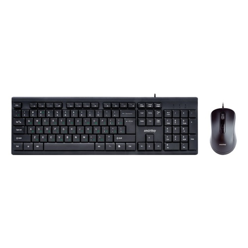 Комплект клавиатура + мышь Smartbuy ONE SBC-114282-K проводной мультимедийный черный