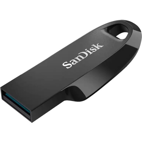 Флешка USB Sandisk 128GB Ultra Curve USB 3.2, черный - 2