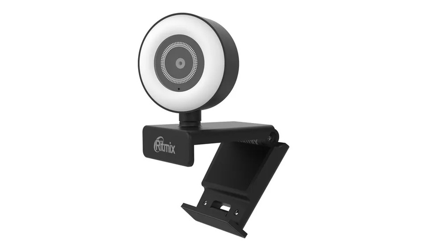 Веб-камера Ritmix RVC-250 5 Мп, 2560x1440, крепление на монитор, встроенный микрофон - 3