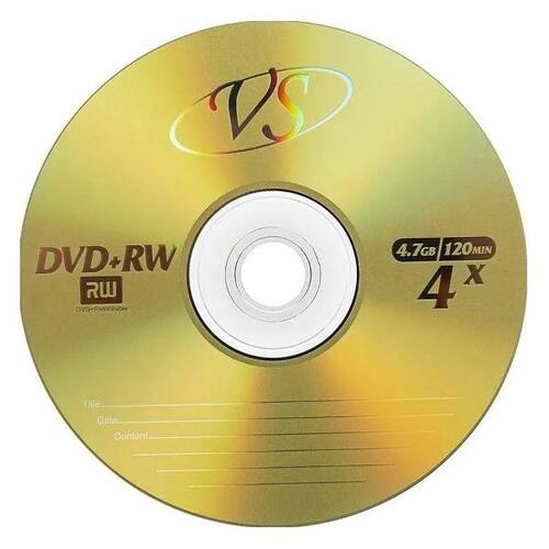 Диск VS DVD+RW 4,7GB 4-12x sp/50