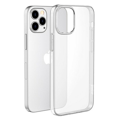Накладка Apple iPhone 14 Pro Max прозрачный с бортиком вокруг камеры 1мм силикон+пластик