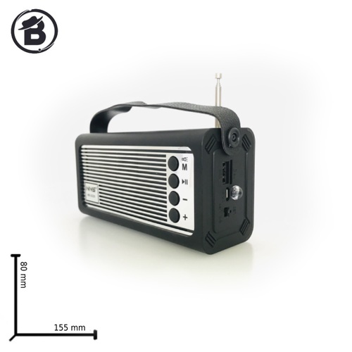 Радиоприемник NNS NS-222S цифровой FM, AM USB/microSD/Bluetooth питание от АКБ, от сети,