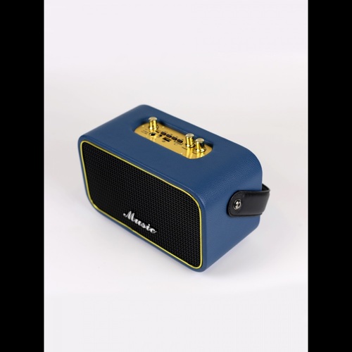 Колонка Бумбокс TTD-3310 TF/AUX/Radio/USB/bluetooth темно-коричневый + микрофон - 4