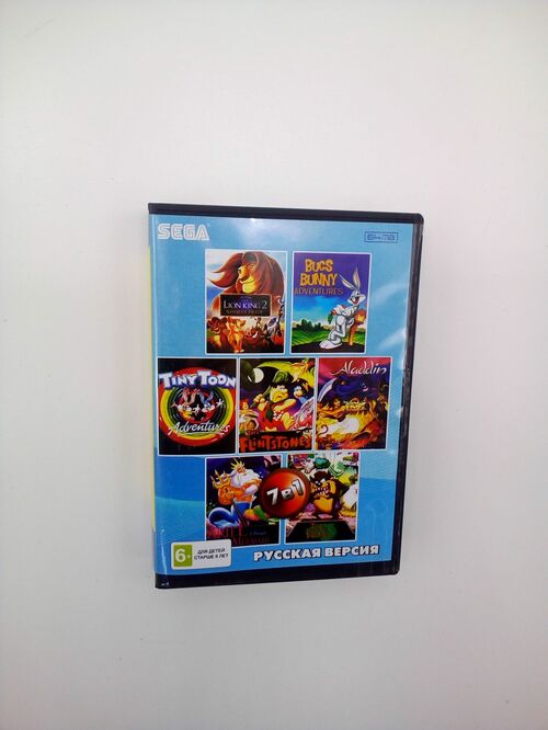 Картридж 16 bit 7в1 BS-7001 Aladdin /Bugs Banny /Lion King 2 /Flintstones