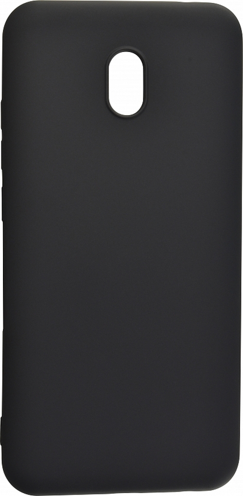 Накладка Xiaomi Redmi 8A черный матовый 1мм силикон Однотонный