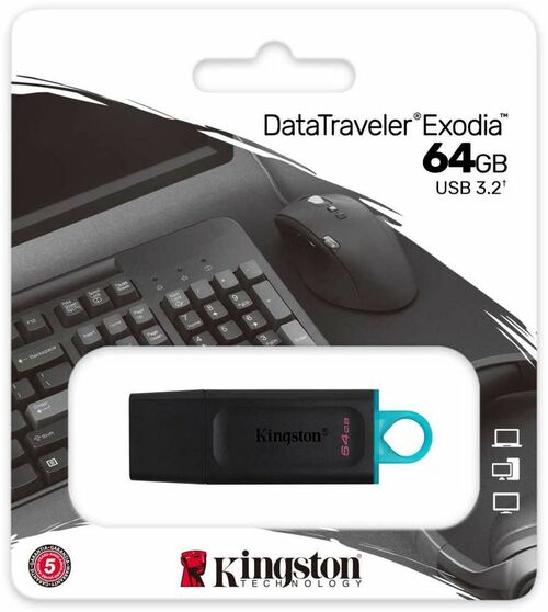 Флешка USB Kingston 64GB DTX/64Gb USB 3.2,