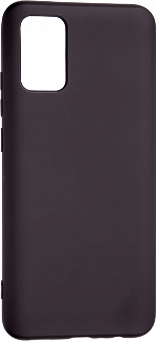 Накладка Samsung A02s/M02s черный матовый 1мм силикон Однотонный