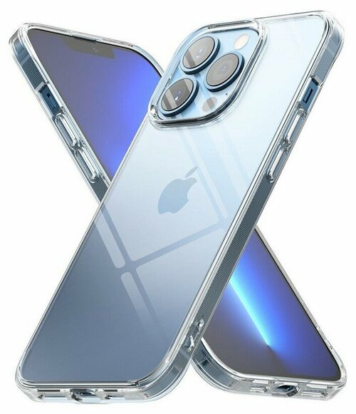 Накладка Apple iPhone 14 Pro Max прозрачный 1мм силикон