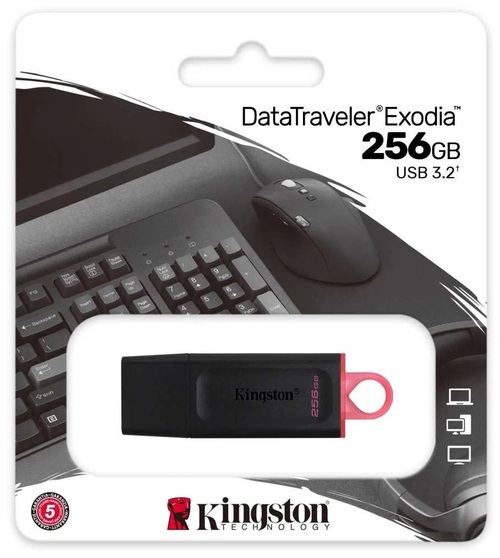 Флешка USB Kingston 256GB Exodia USB 3.0 - 2